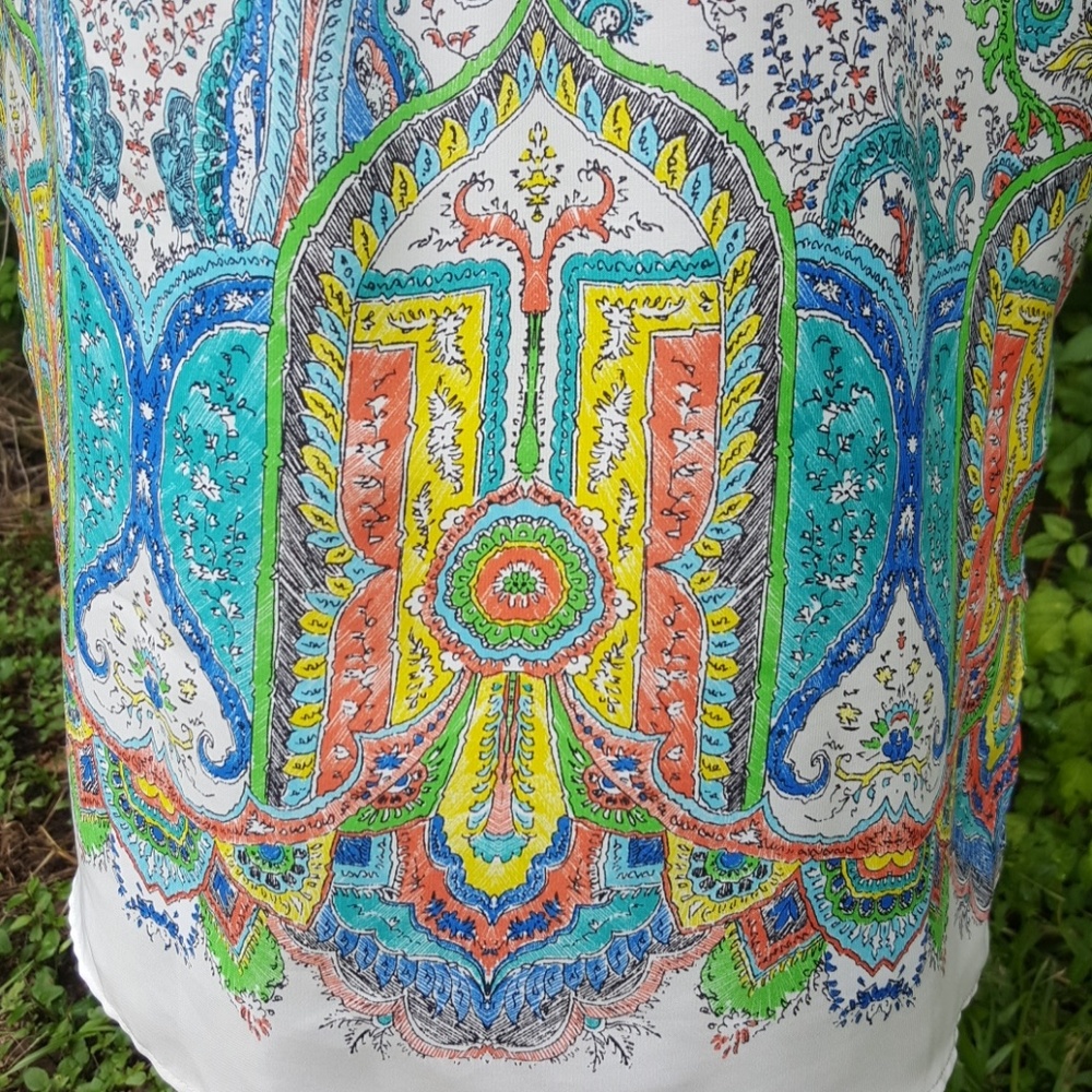 Zara Basic Graphic Printed Polyester Dress S - image 2